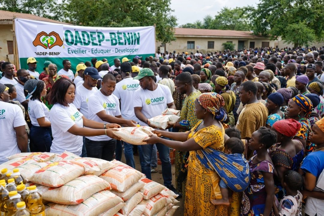 Partage de vivres par OADEP-BENIN