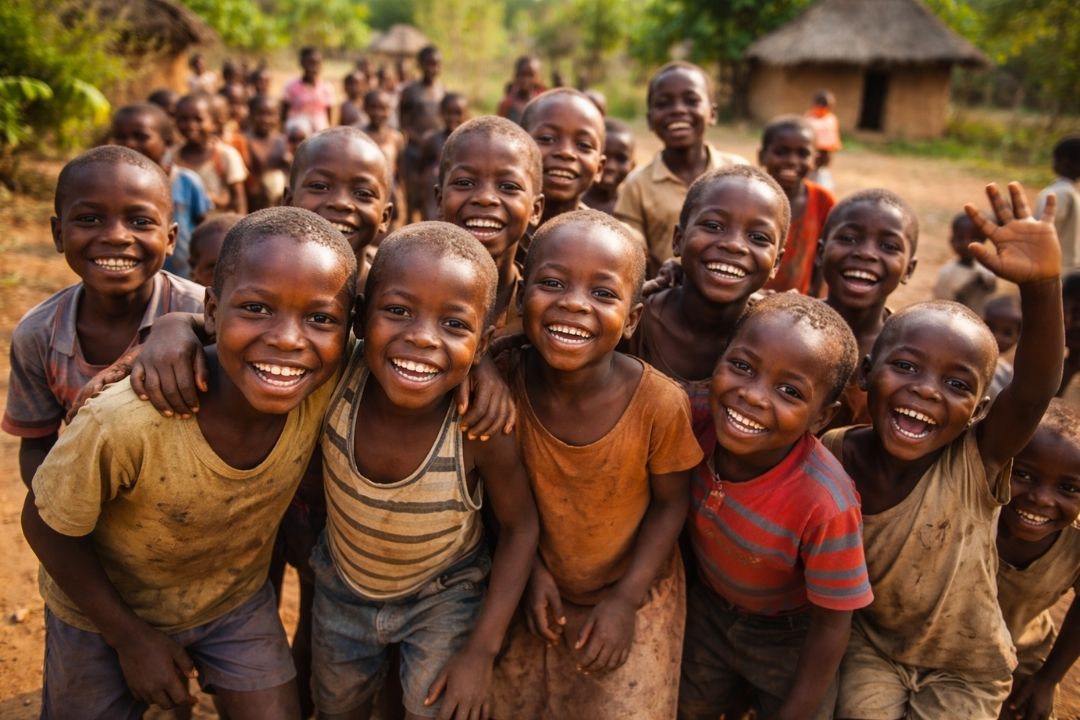 Enfants orphelins au Bénin